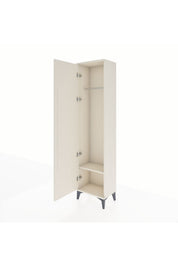Arges Dolap Tek Raflı Tek Kapaklı Tek Askılı 44x30x182 - S22M031V1A