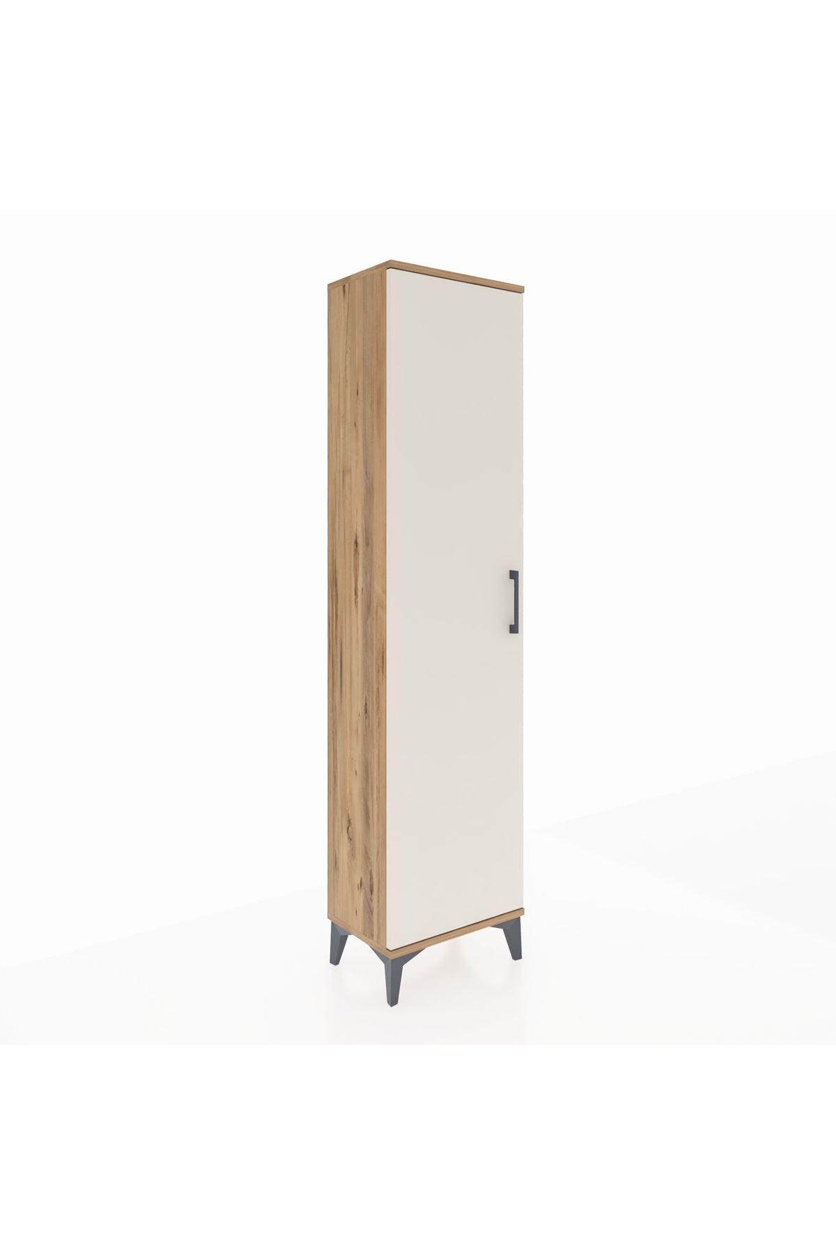 Arges Dolap Tek Raflı Tek Kapaklı Tek Askılı 44x30x182 - S22M031V7A