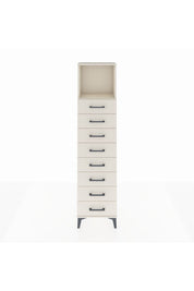 Arges Dolap Tek Raflı 8 Çekmeceli 44x30x182 - S22M032V1A