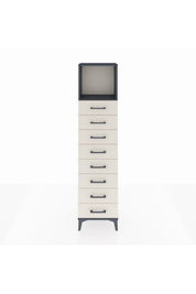 Arges Dolap Tek Raflı 8 Çekmeceli 44x30x182 - S22M032V4A