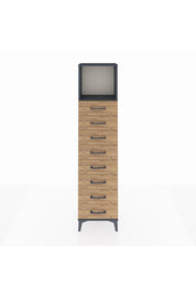 Arges Dolap Tek Raflı 8 Çekmeceli 44x30x182 - S22M032V6A