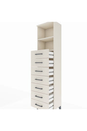 Arges Dolap 2 Raflı 7 Çekmeceli 44x30x182 - S22M033V1A