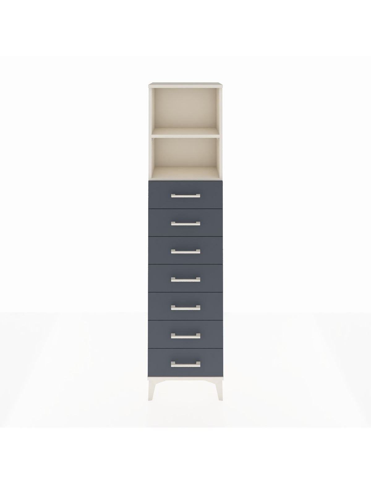 Arges Dolap 2 Raflı 7 Çekmeceli 44x30x182 - S22M033V2A