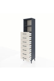 Arges Dolap 2 Raflı 7 Çekmeceli 44x30x182 - S22M033V4A