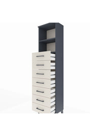Arges Dolap 2 Raflı 7 Çekmeceli 44x30x182 - S22M033V4A