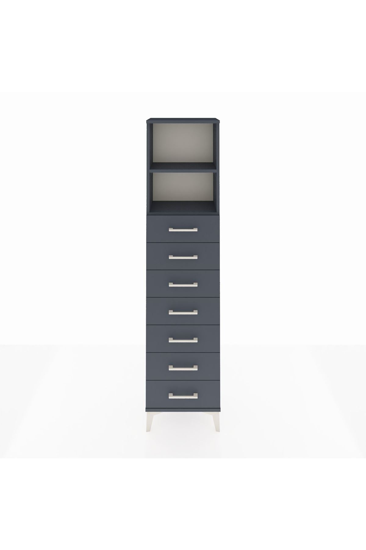 Arges Dolap 2 Raflı 7 Çekmeceli 44x30x182 - S22M033V5A