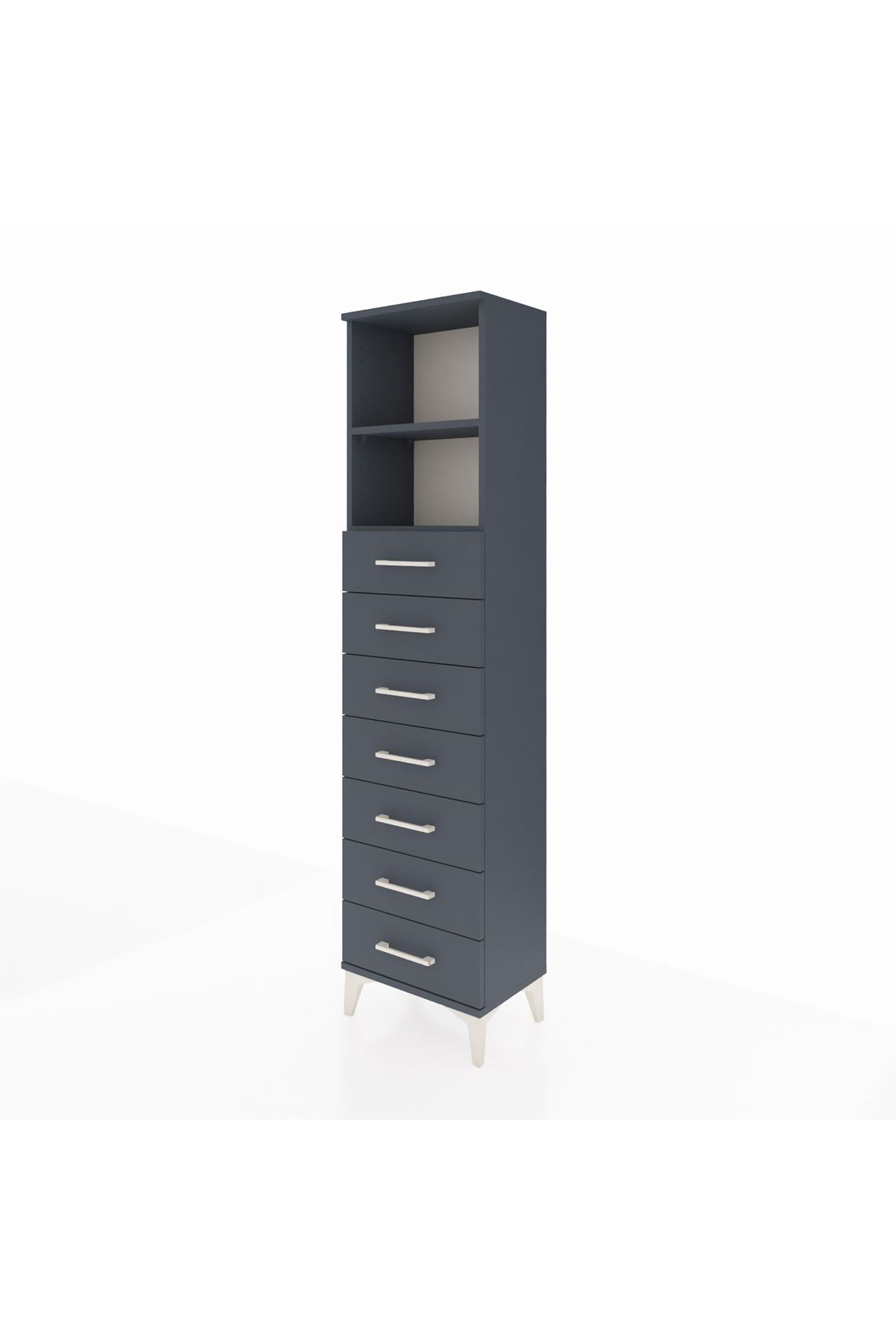 Arges Dolap 2 Raflı 7 Çekmeceli 44x30x182 - S22M033V5A