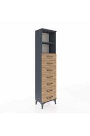 Arges Dolap 2 Raflı 7 Çekmeceli 44x30x182 - S22M033V6A