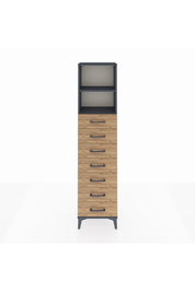 Arges Dolap 2 Raflı 7 Çekmeceli 44x30x182 - S22M033V6A