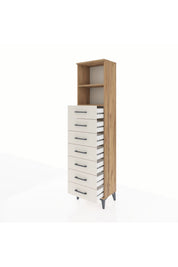 Arges Dolap 2 Raflı 7 Çekmeceli 44x30x182 - S22M033V7A