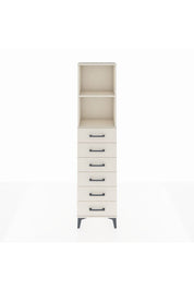 Arges Dolap 2 Raflı 6 Çekmeceli 44x30x182 - S22M034V1A