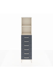 Arges Dolap 2 Raflı 6 Çekmeceli 44x30x182 - S22M034V2A