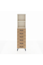 Arges Dolap 2 Raflı 6 Çekmeceli 44x30x182 - S22M034V3A