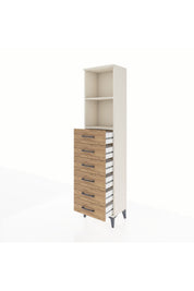 Arges Dolap 2 Raflı 6 Çekmeceli 44x30x182 - S22M034V3A