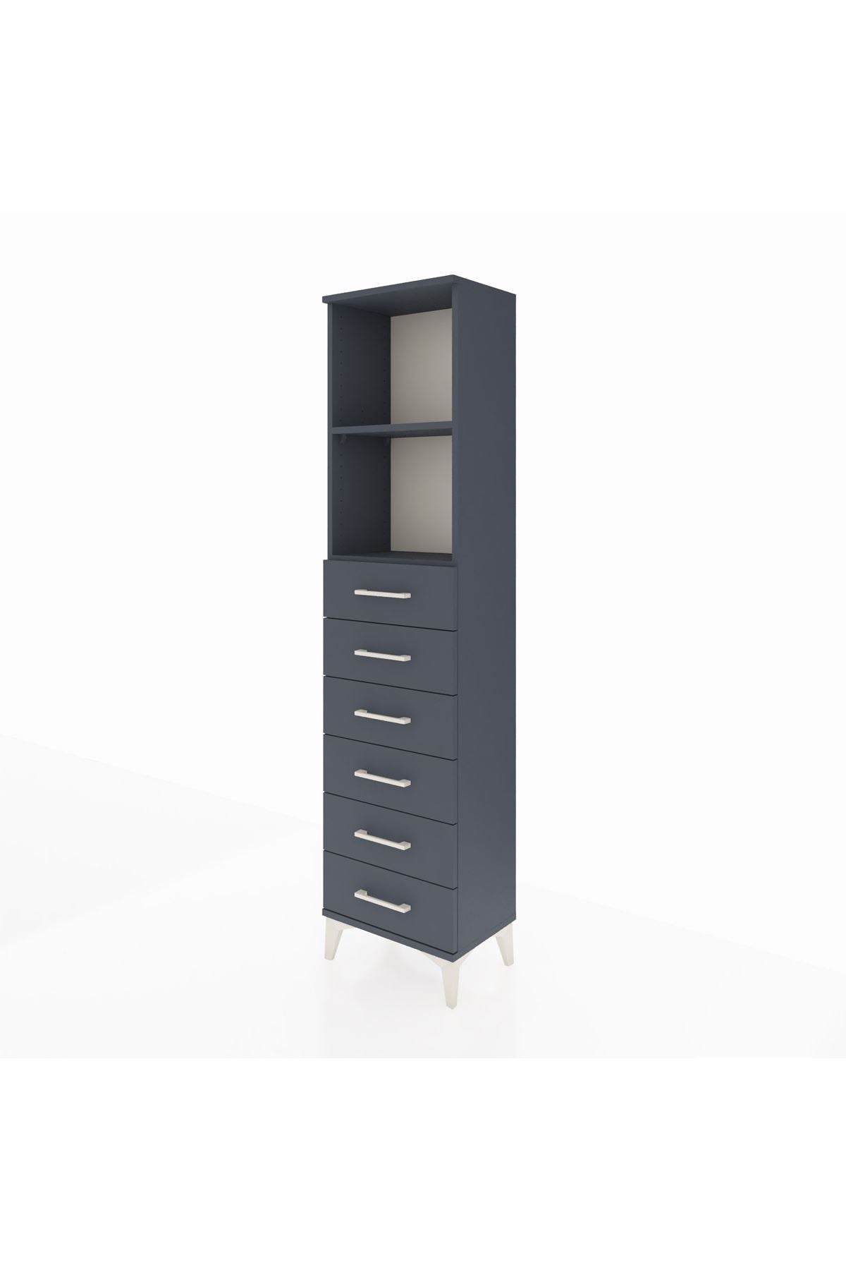 Arges Dolap 2 Raflı 6 Çekmeceli 44x30x182 - S22M034V5A