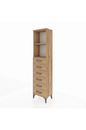 Arges Dolap 2 Raflı 6 Çekmeceli 44x30x182 - S22M034V9A