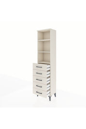 Arges Dolap 3 Raflı 5 Çekmeceli 44x30x182 - S22M035V1A