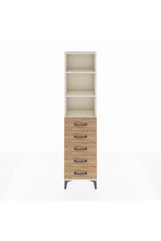 Arges Dolap 3 Raflı 5 Çekmeceli 44x30x182 - S22M035V3A