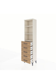 Arges Dolap 3 Raflı 5 Çekmeceli 44x30x182 - S22M035V3A