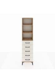 Arges Dolap 3 Raflı 5 Çekmeceli 44x30x182 - S22M035V7A