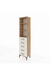 Arges Dolap 3 Raflı 5 Çekmeceli 44x30x182 - S22M035V7A