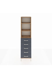 Arges Dolap 3 Raflı 5 Çekmeceli 44x30x182 - S22M035V8A
