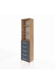 Arges Dolap 3 Raflı 5 Çekmeceli 44x30x182 - S22M035V8A