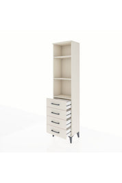 Arges Dolap 3 Raflı 4 Çekmeceli 44x30x182 - S22M036V1A