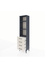 Arges Dolap 3 Raflı 4 Çekmeceli 44x30x182 - S22M036V4A