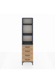 Arges Dolap 3 Raflı 4 Çekmeceli 44x30x182 - S22M036V6A