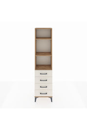 Arges Dolap 3 Raflı 4 Çekmeceli 44x30x182 - S22M036V7A