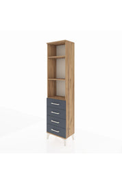Arges Dolap 3 Raflı 4 Çekmeceli 44x30x182 - S22M036V8A