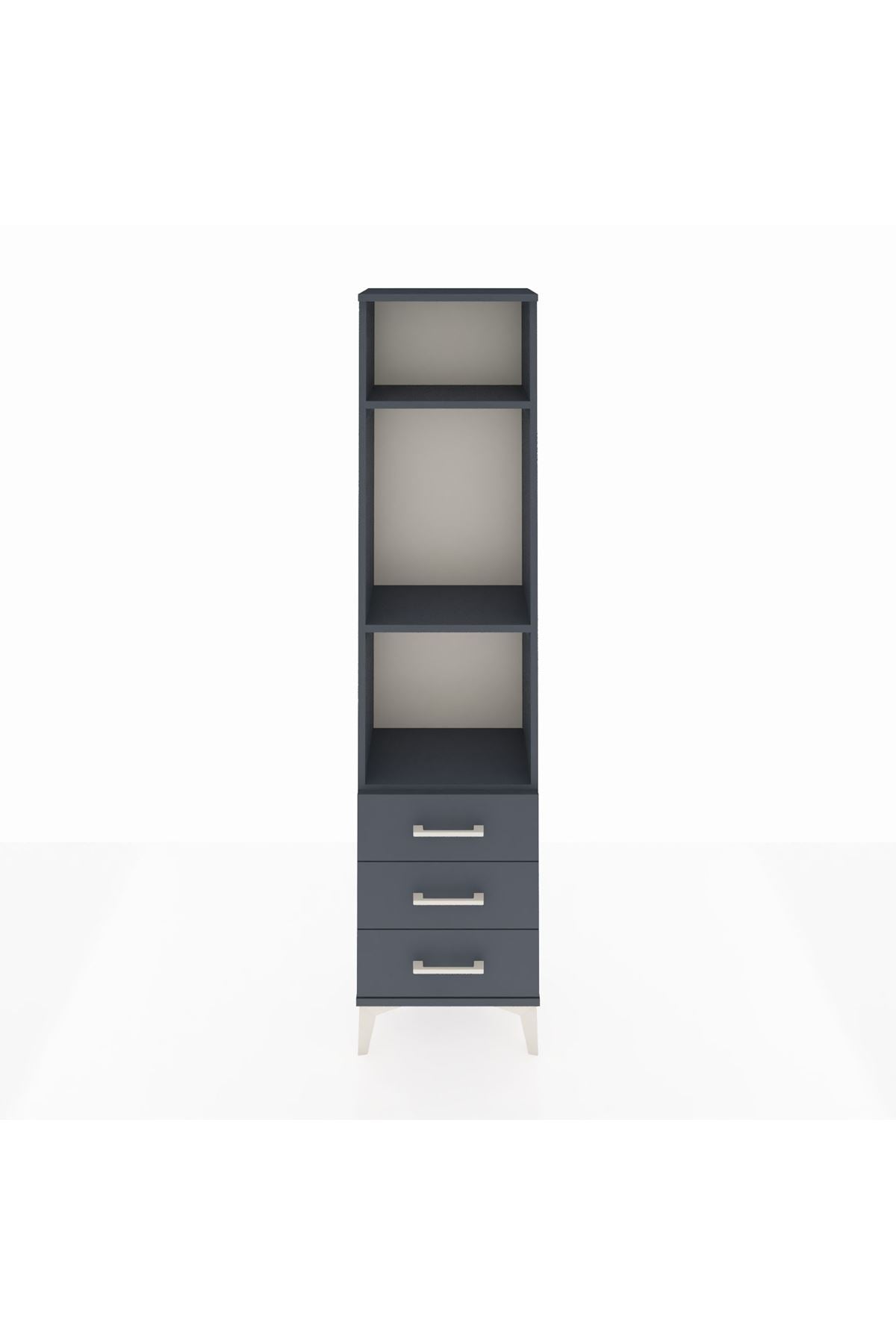 Arges Dolap 3 Raflı 3 Çekmeceli 44x30x182 - S22M037V5A