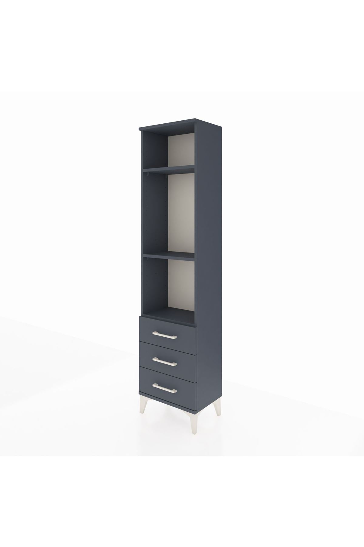 Arges Dolap 3 Raflı 3 Çekmeceli 44x30x182 - S22M037V5A