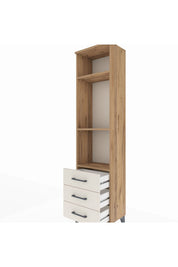 Arges Dolap 3 Raflı 3 Çekmeceli 44x30x182 - S22M037V7A