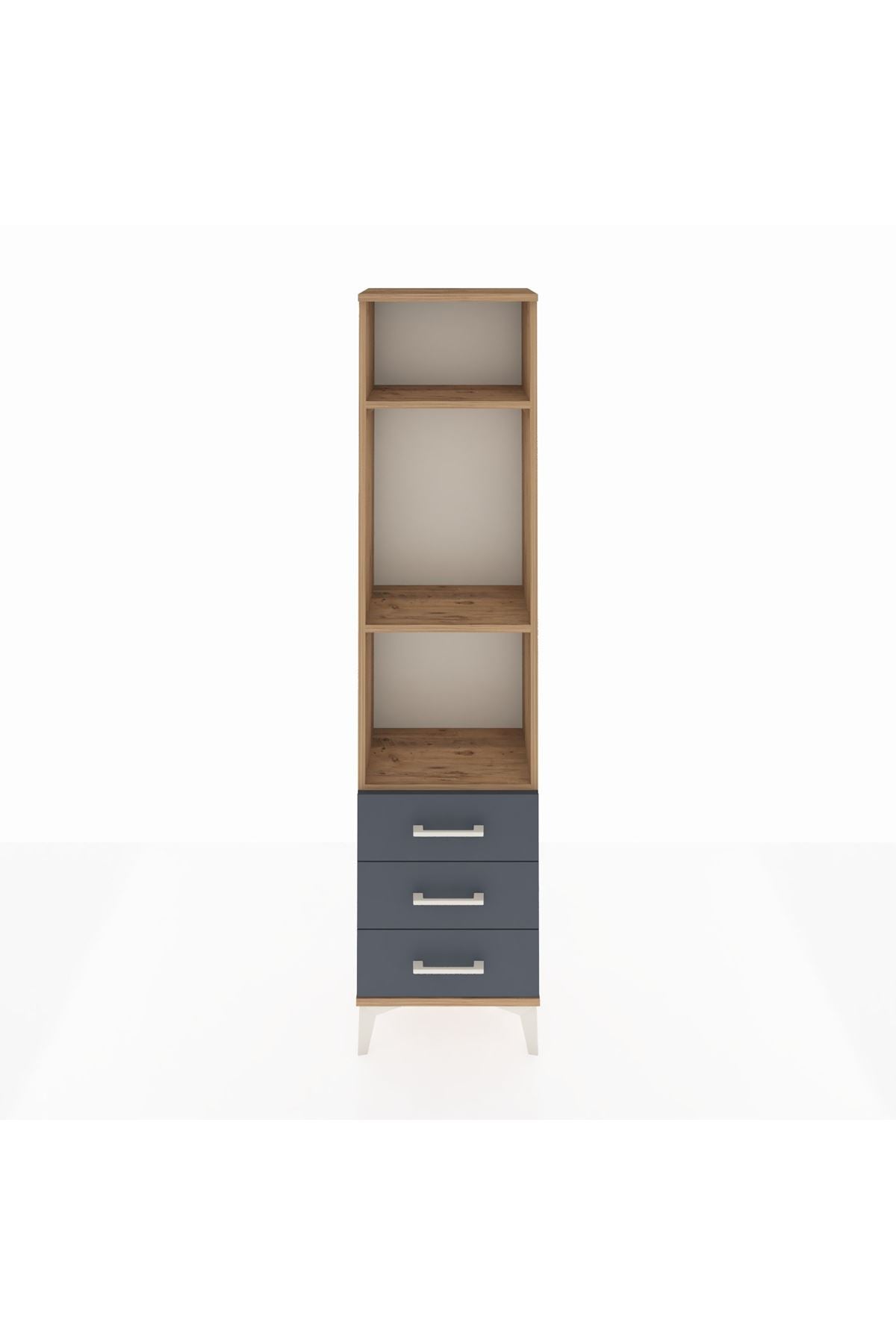 Arges Dolap 3 Raflı 3 Çekmeceli 44x30x182 - S22M037V8A