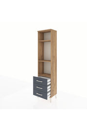 Arges Dolap 3 Raflı 3 Çekmeceli 44x30x182 - S22M037V8A