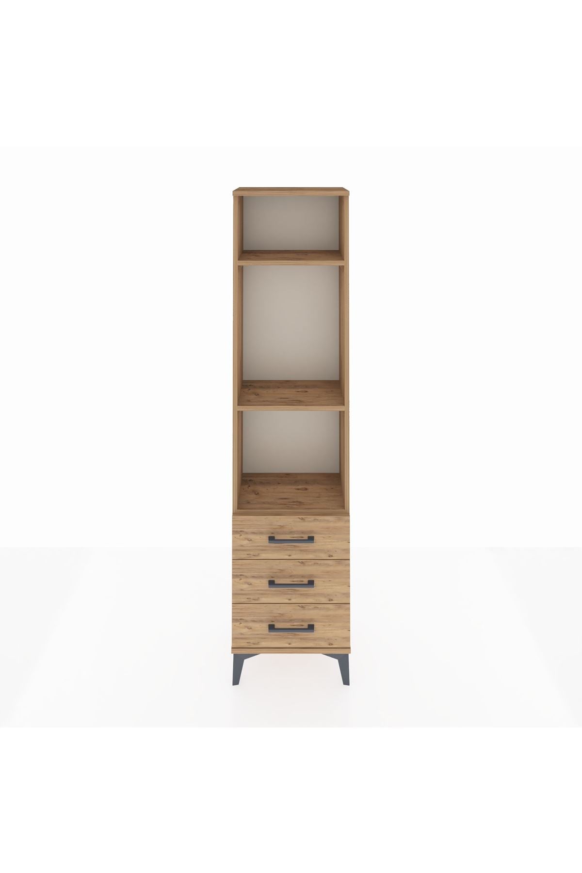 Arges Dolap 3 Raflı 3 Çekmeceli 44x30x182 - S22M037V9A