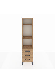 Arges Dolap 3 Raflı 3 Çekmeceli 44x30x182 - S22M037V9A