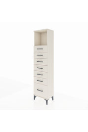 Arges Dolap Tek Raflı 7 Çekmeceli 44x30x182 - S22M038V1A