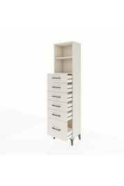 Arges Dolap 2 Raflı 6 Çekmeceli 44x30x182 - S22M039V1A