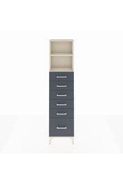 Arges Dolap 2 Raflı 6 Çekmeceli 44x30x182 - S22M039V2A