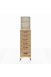 Arges Dolap 2 Raflı 6 Çekmeceli 44x30x182 - S22M039V3A