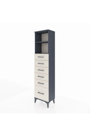 Arges Dolap 2 Raflı 6 Çekmeceli 44x30x182 - S22M039V4A