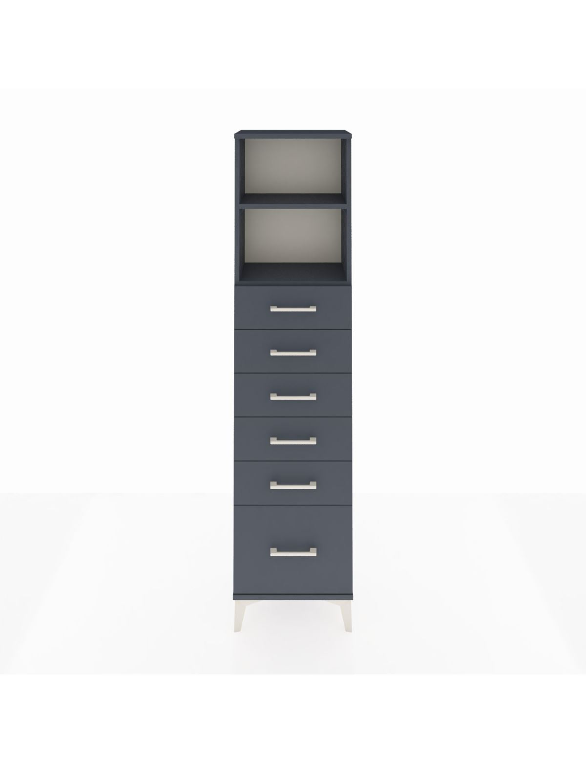 Arges Dolap 2 Raflı 6 Çekmeceli 44x30x182 - S22M039V5A