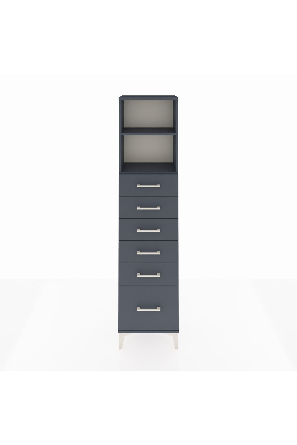 Arges Dolap 2 Raflı 6 Çekmeceli 44x30x182 - S22M039V5A
