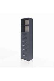 Arges Dolap 2 Raflı 6 Çekmeceli 44x30x182 - S22M039V5A