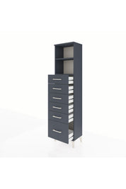 Arges Dolap 2 Raflı 6 Çekmeceli 44x30x182 - S22M039V5A