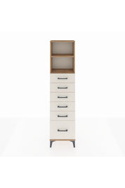Arges Dolap 2 Raflı 6 Çekmeceli 44x30x182 - S22M039V7A