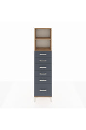 Arges Dolap 2 Raflı 6 Çekmeceli 44x30x182 - S22M039V8A